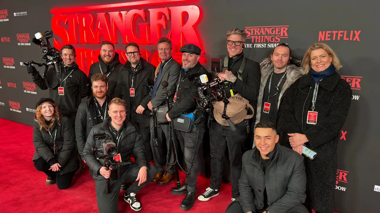 Covering the red carpet for Stranger Things: The First Shadow