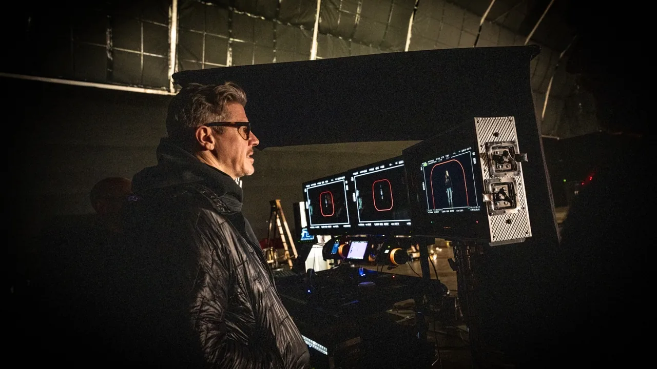 Matt Bell at the monitors on a content day
