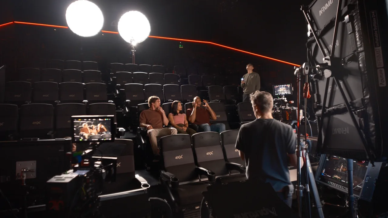 The 4DX shoot at Cineworld O2