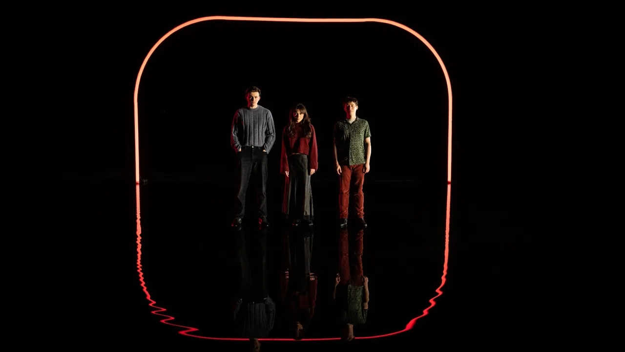 A neon frame on the Stranger Things: The First Shadow content day
