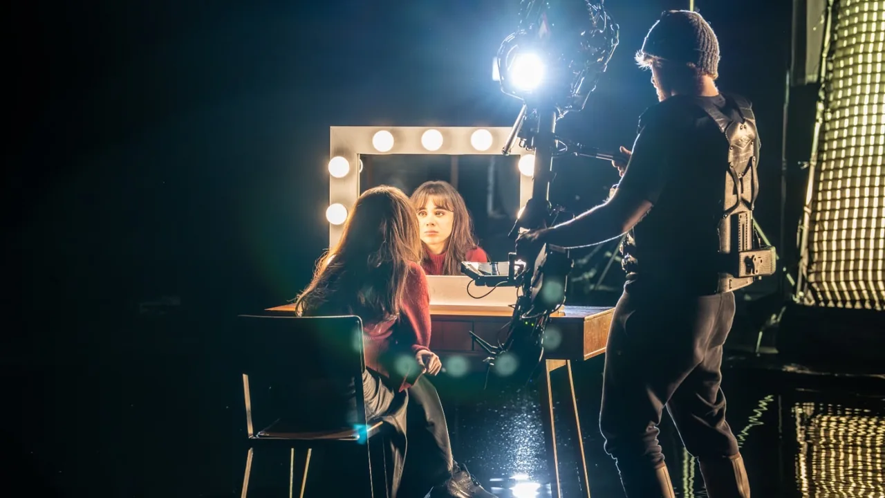 The dressing-room mirror set-up